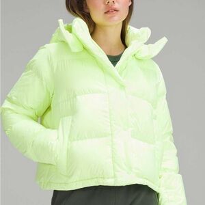 Lululemon Athletica Light Yellow Puffer Jacket